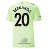 Officiële Voetbalshirt Manchester City Bernardo 20 Derde 2022-23 - Heren